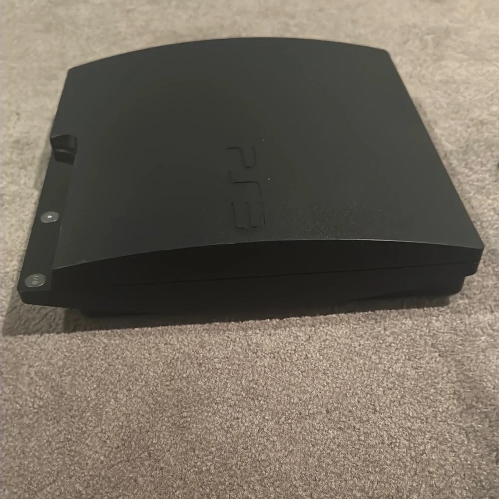 Sony Black PlayStation 3 Console with Blu-ray and Slim Design